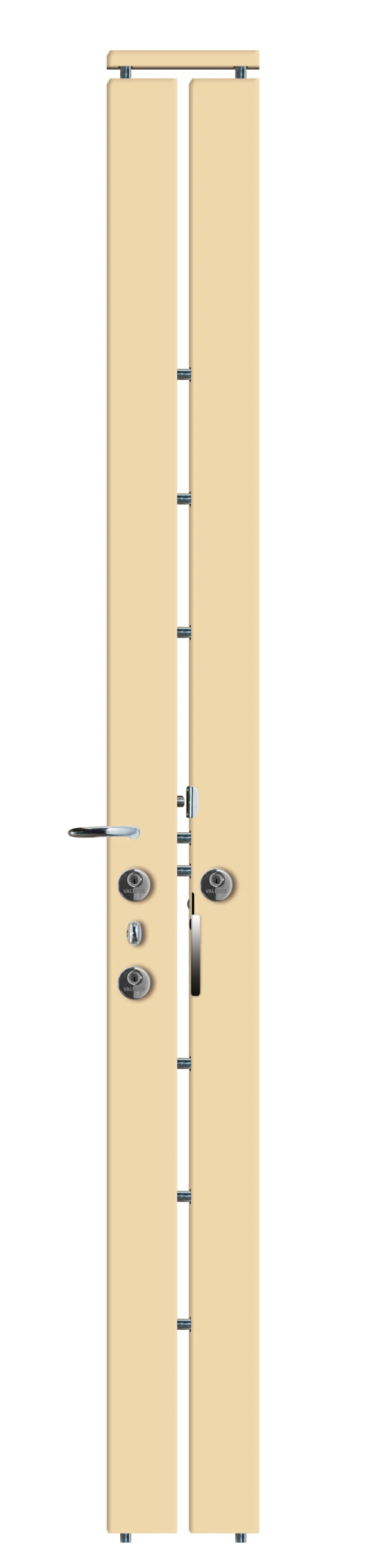 Serrure multipoints posée